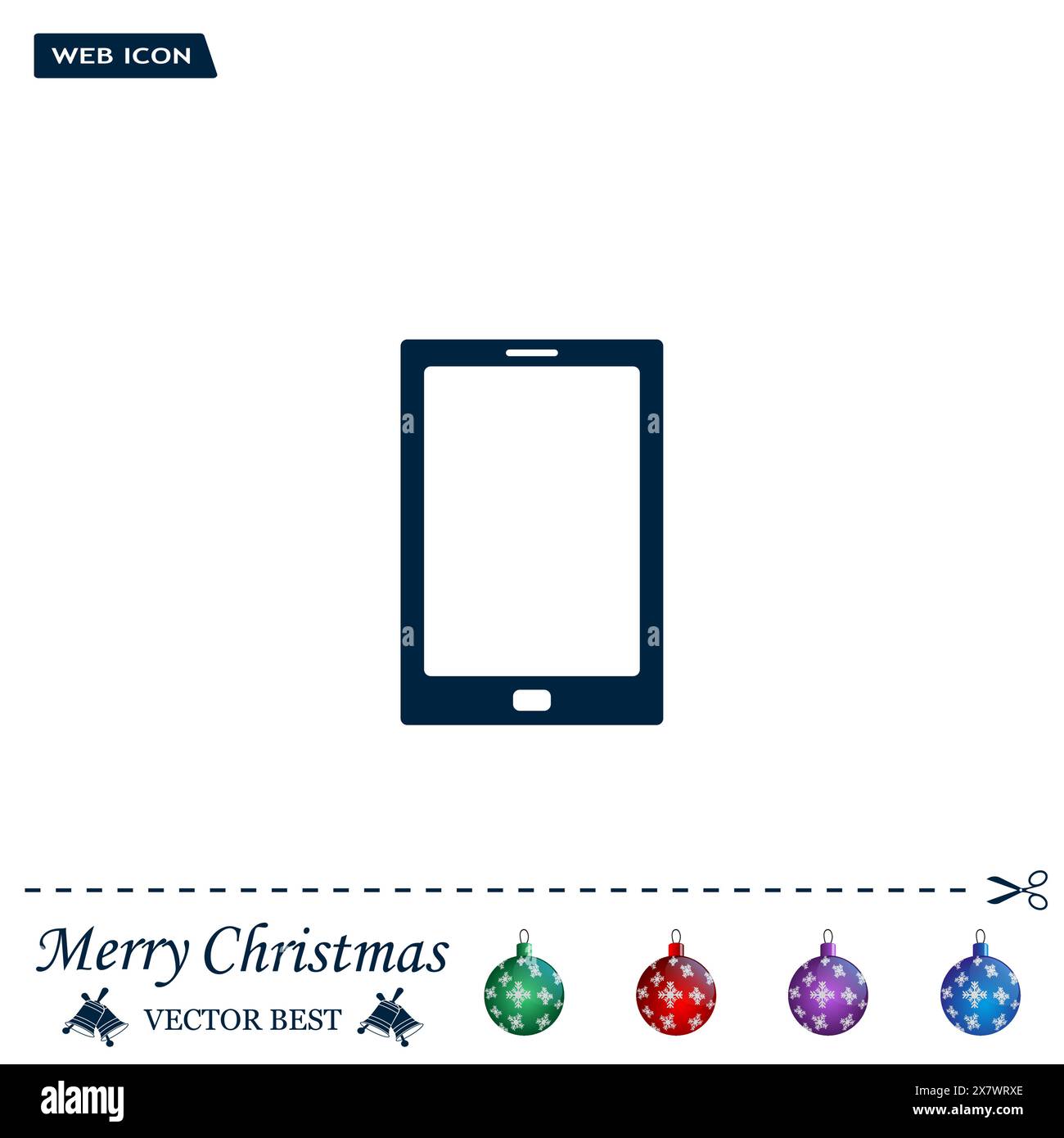 Vector illustration of smartphone icon Stock Vector