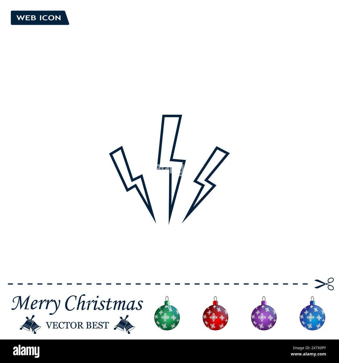 Vector lightning icon Stock Vector Image & Art - Alamy
