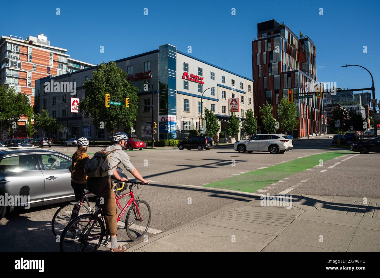 Residential condominium towers in the downtown and athlete’s village