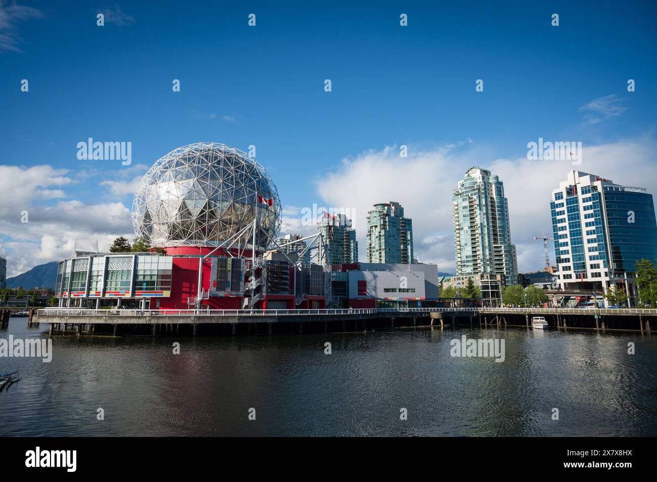 Residential condominium towers in the downtown and athlete’s village