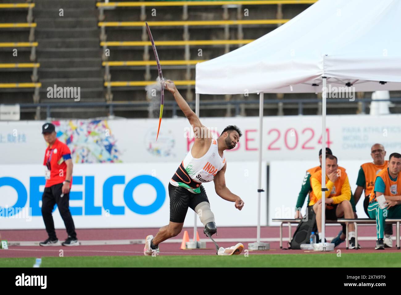 Kobe Japan. 21st May, 2024. Sumit (IND), MAY 21, 2024 Athletics Men