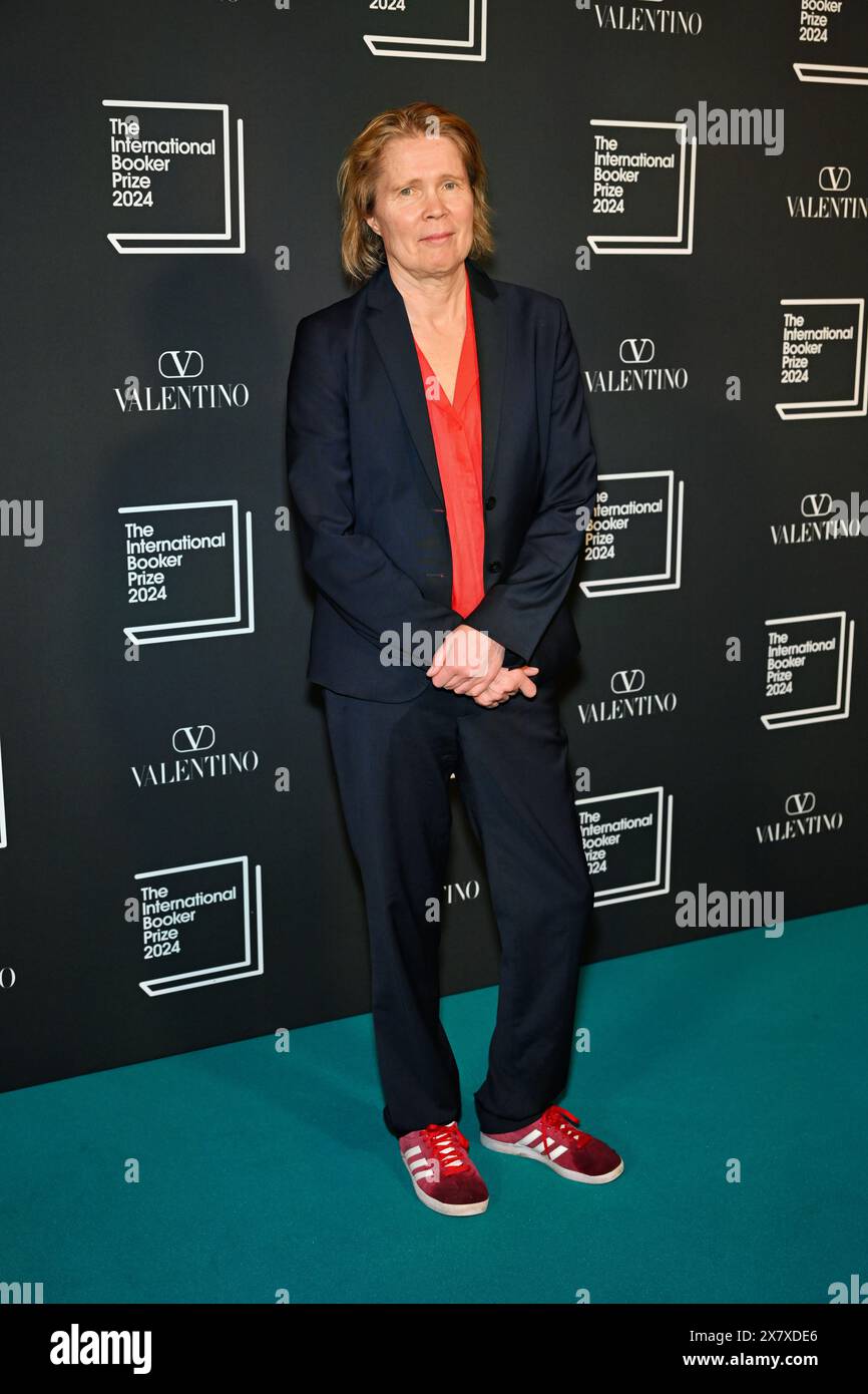 LONDON, ENGLAND - MAY 21 2024: Author Ia Genberg with the shortlisted book 'The Details' attends The International Booker Prize 2024 announcement at Tate Modern in London, England. Credit: See Li/Picture Capital/Alamy Live News Stock Photo