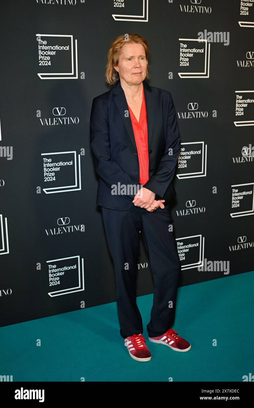 LONDON, ENGLAND - MAY 21 2024: Author Ia Genberg with the shortlisted book 'The Details' attends The International Booker Prize 2024 announcement at Tate Modern in London, England. Credit: See Li/Picture Capital/Alamy Live News Stock Photo