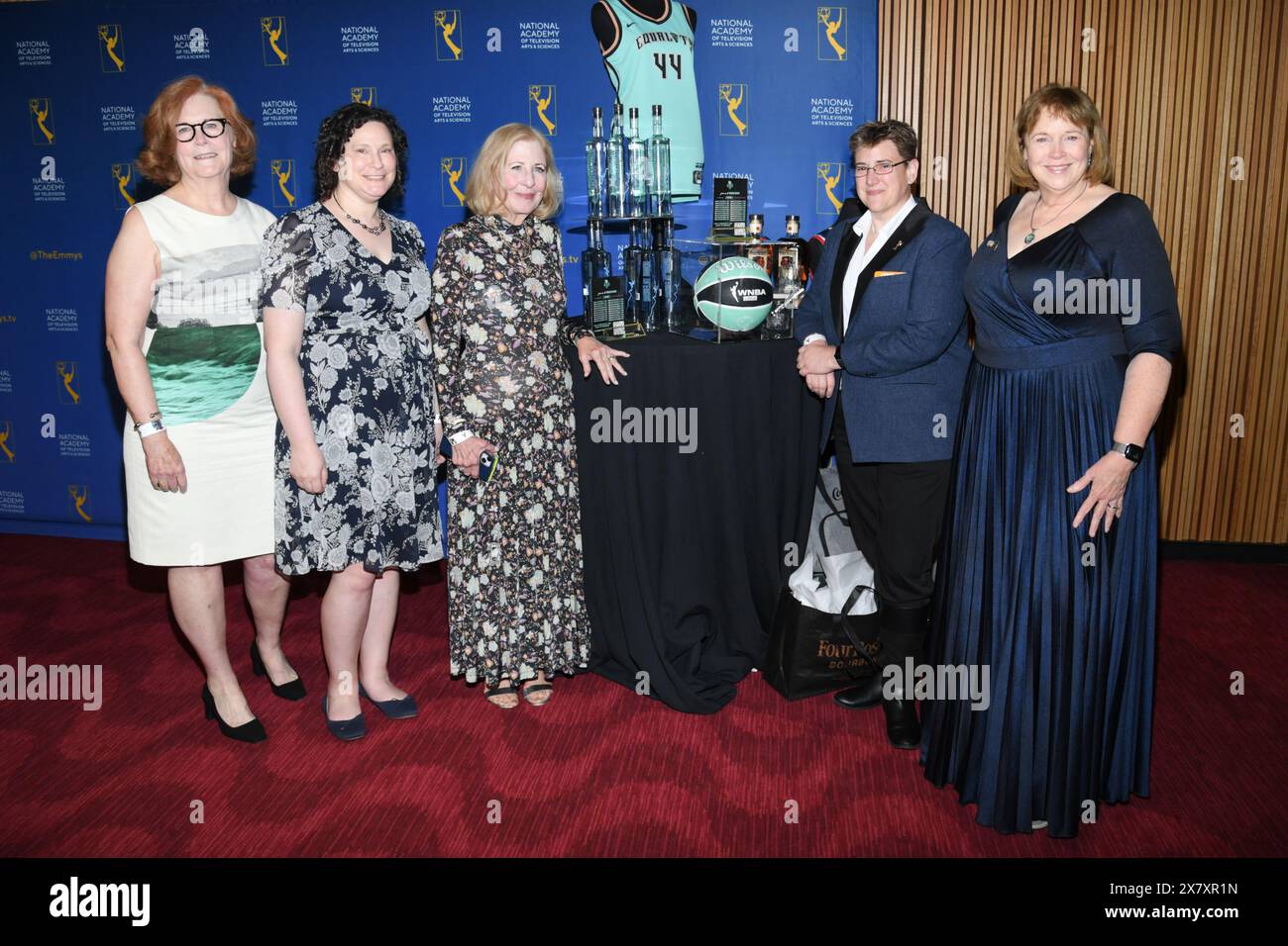 New York, USA. 21st May, 2024. Barbara Williams Perry, Jessica Snyder, Julie Lucas, Amy Schmelzer, and Joan Cartan-Hansen attending the 45TH Annual Sports Emmy Awards at Jazz at Lincoln Cener in New York, NY on May 21, 2024. (Photo by Efren Landaos/Sipa USA) Credit: Sipa USA/Alamy Live News Stock Photo