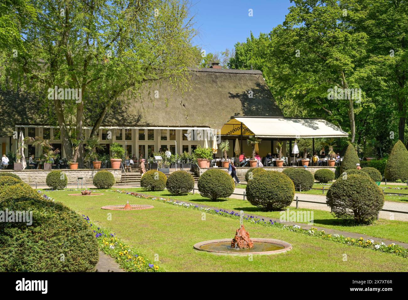 Restaurant und Biergarten, Teehaus, Englischer Garten, Park, Großer