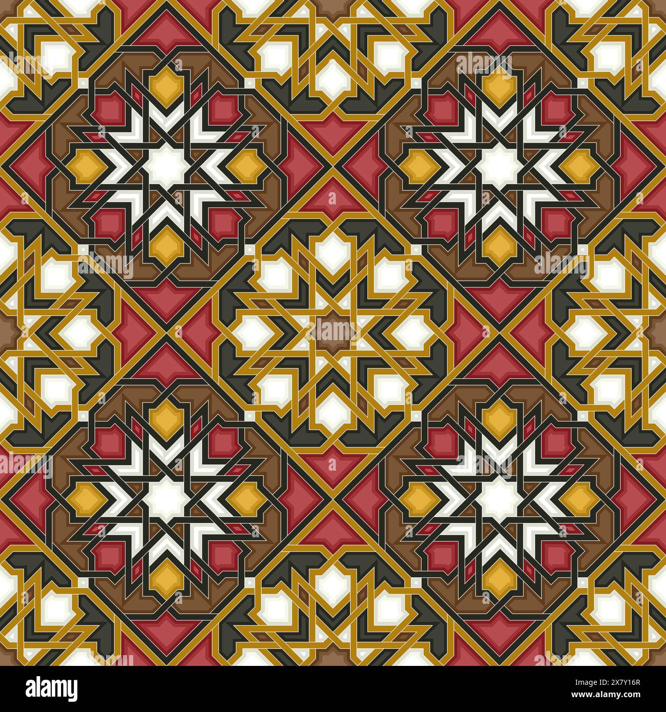 Seamless geometric islamic pattern hi-res stock photography and images ...