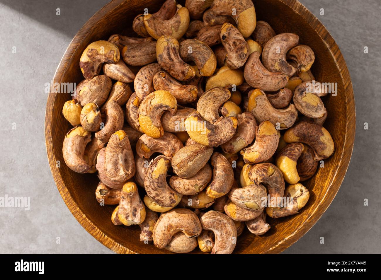Roasted cashew nuts with shells stock photo alamy