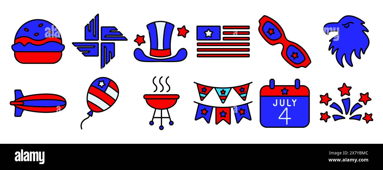 Politics set icon. Voting, debate, political campaign, handshake ...