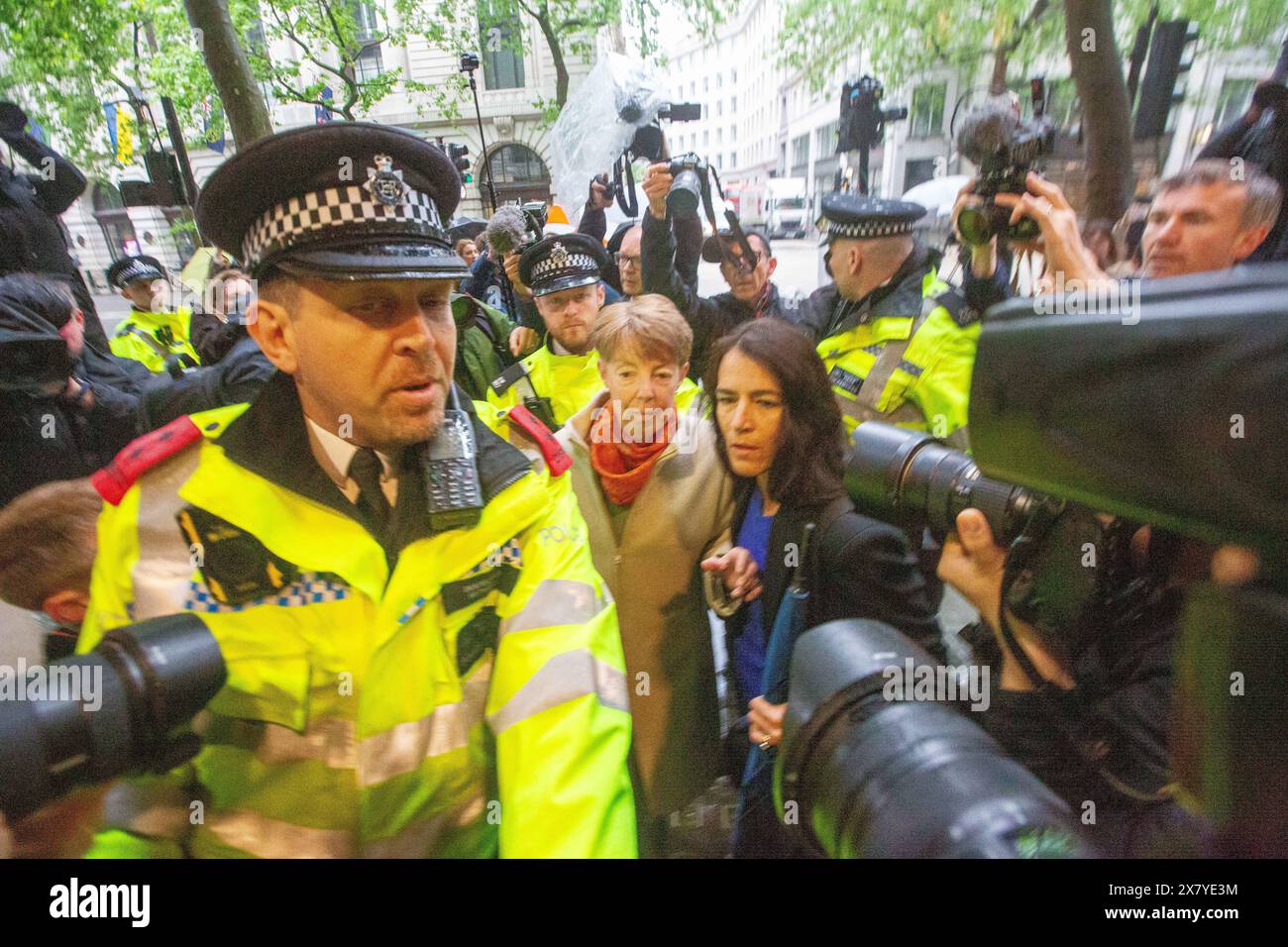 London, England, UK. 22nd May, 2024. PAULA VENNELLS, former Group Chief Executive Officer of Post Office Ltd, arrives at Post Office Horizon IT InquiryÂ Public Hearing ahead of giving evidence. (Credit Image: © Tayfun Salci/ZUMA Press Wire) EDITORIAL USAGE ONLY! Not for Commercial USAGE! Stock Photo