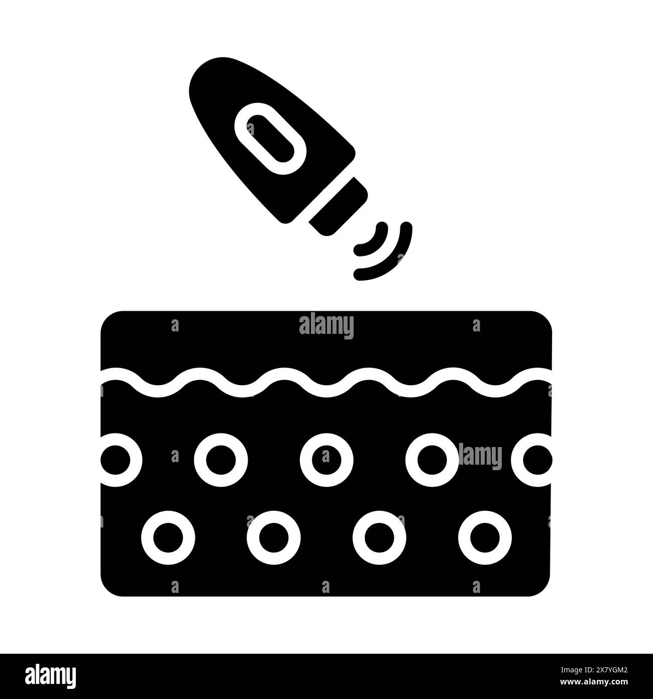 Ultrasonic skin cleaning Stock Vector Images - Alamy
