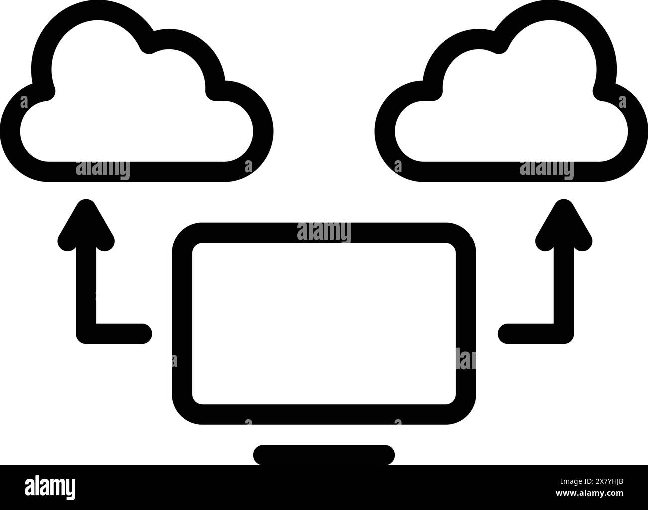 Cloud devices Black and White Stock Photos & Images - Alamy