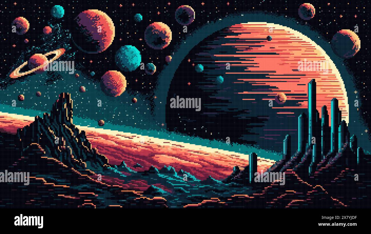 Mesmerizing scene Stock Vector Images - Alamy