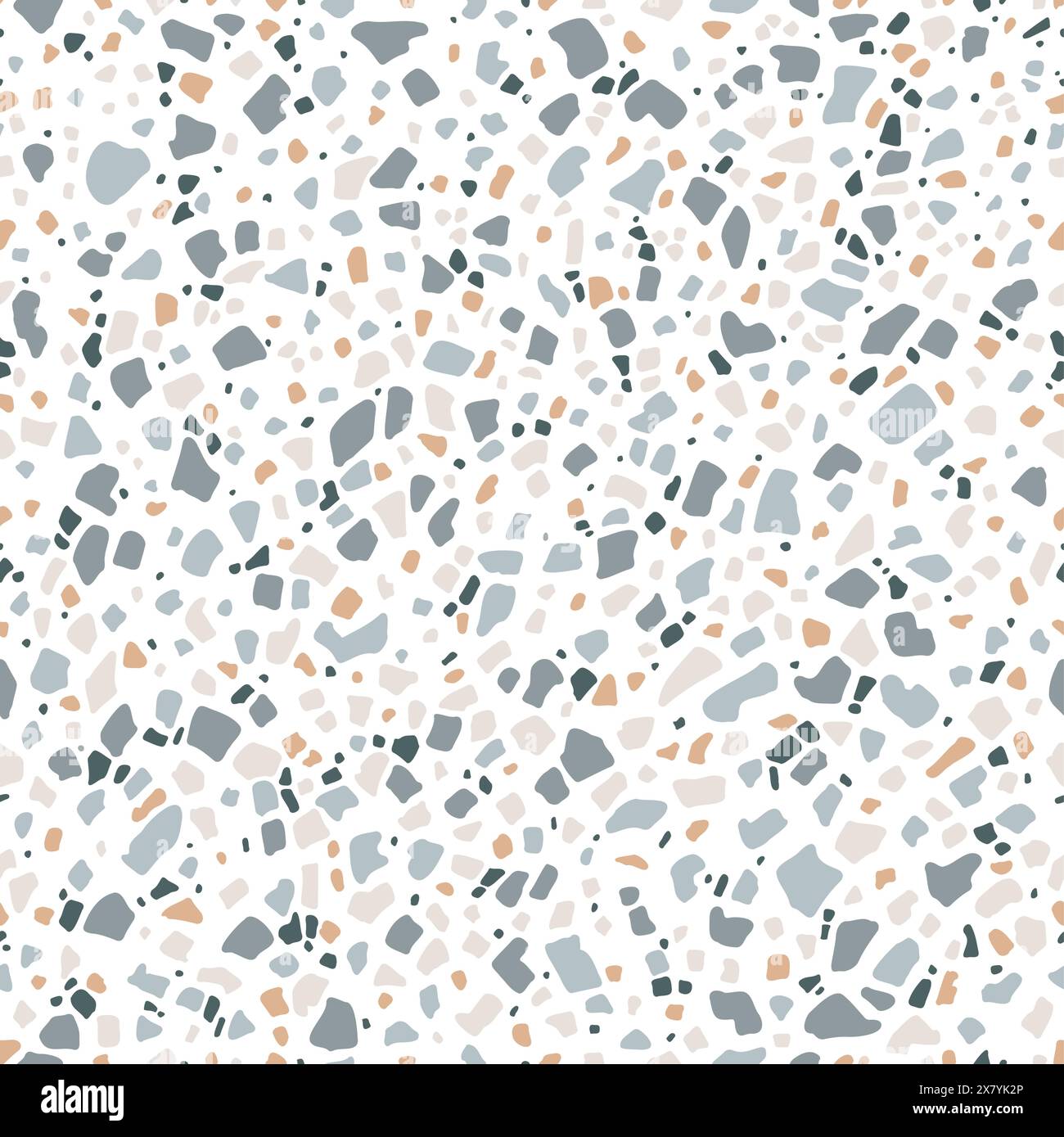 Terazo marble stone seamless pattern. Ceramic stone background. Gray or ...