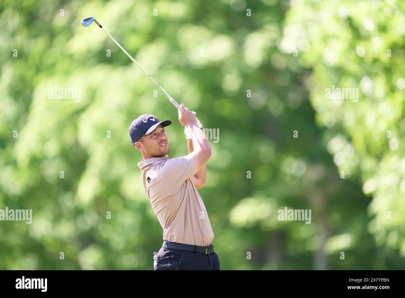Xander Schauffele of United States in action during Round 4 of the 2024