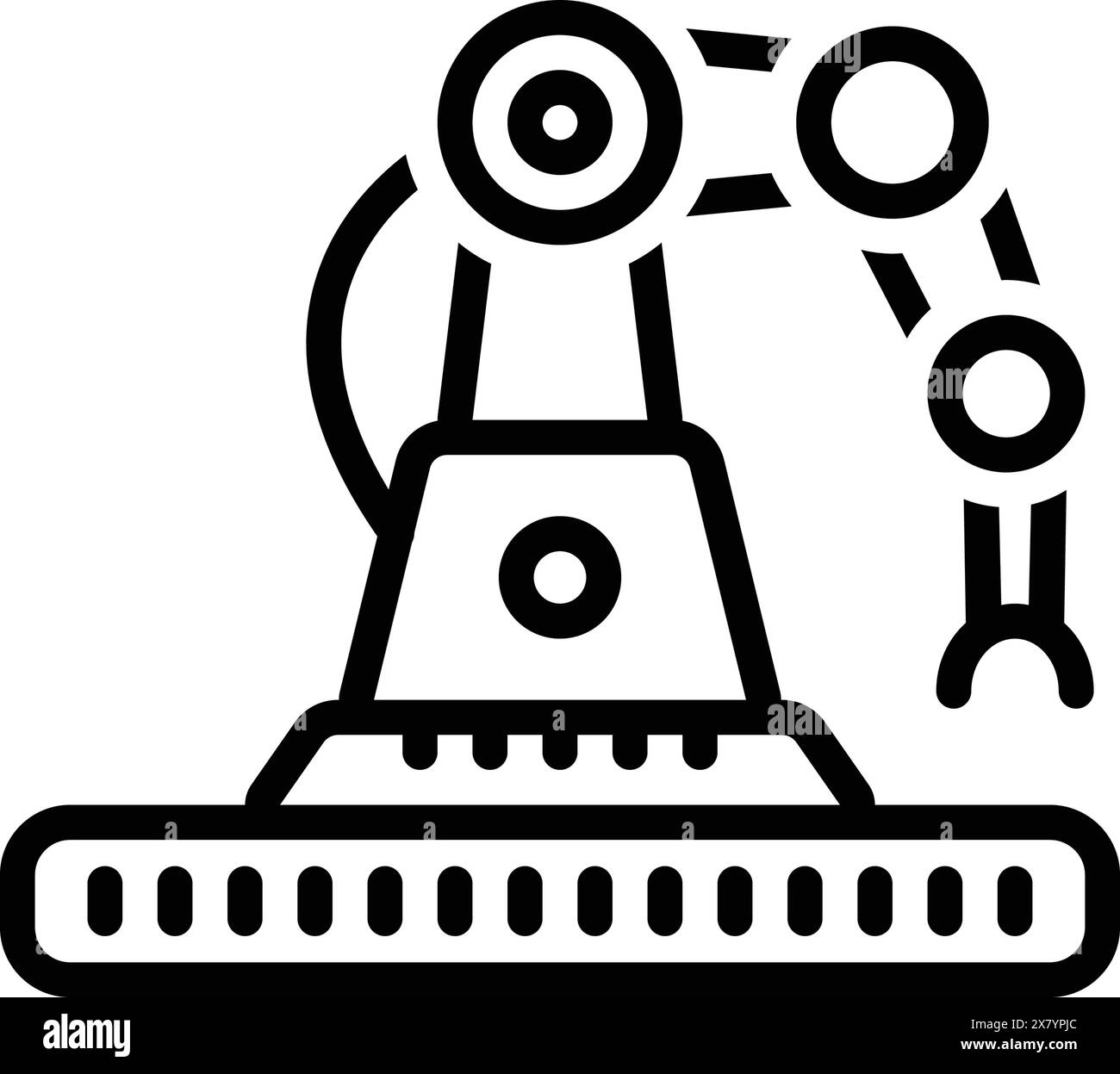 Industrial robot icon Black and White Stock Photos & Images - Alamy