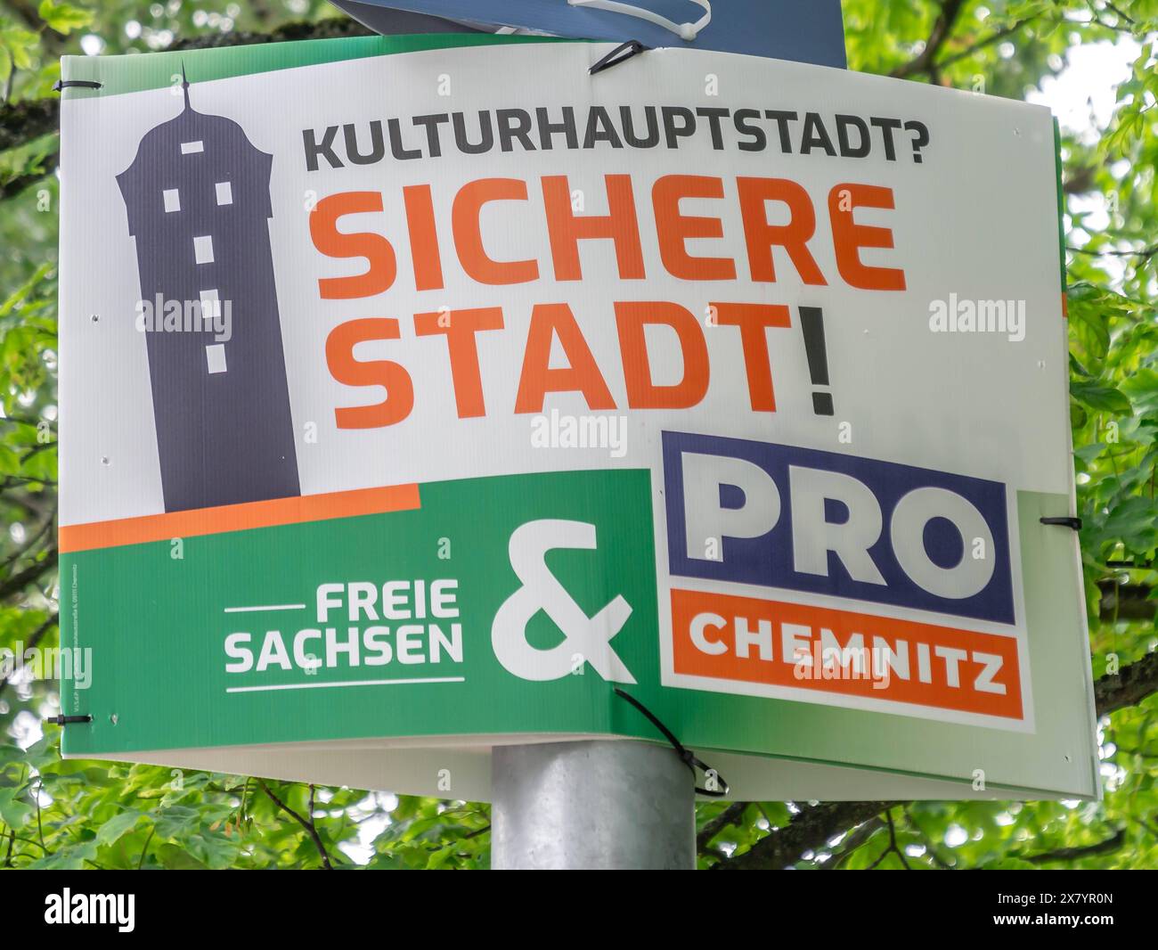 Deutschland 2024: Wahlplakate für die Europawahl 2024 Im Bild: Freie ...