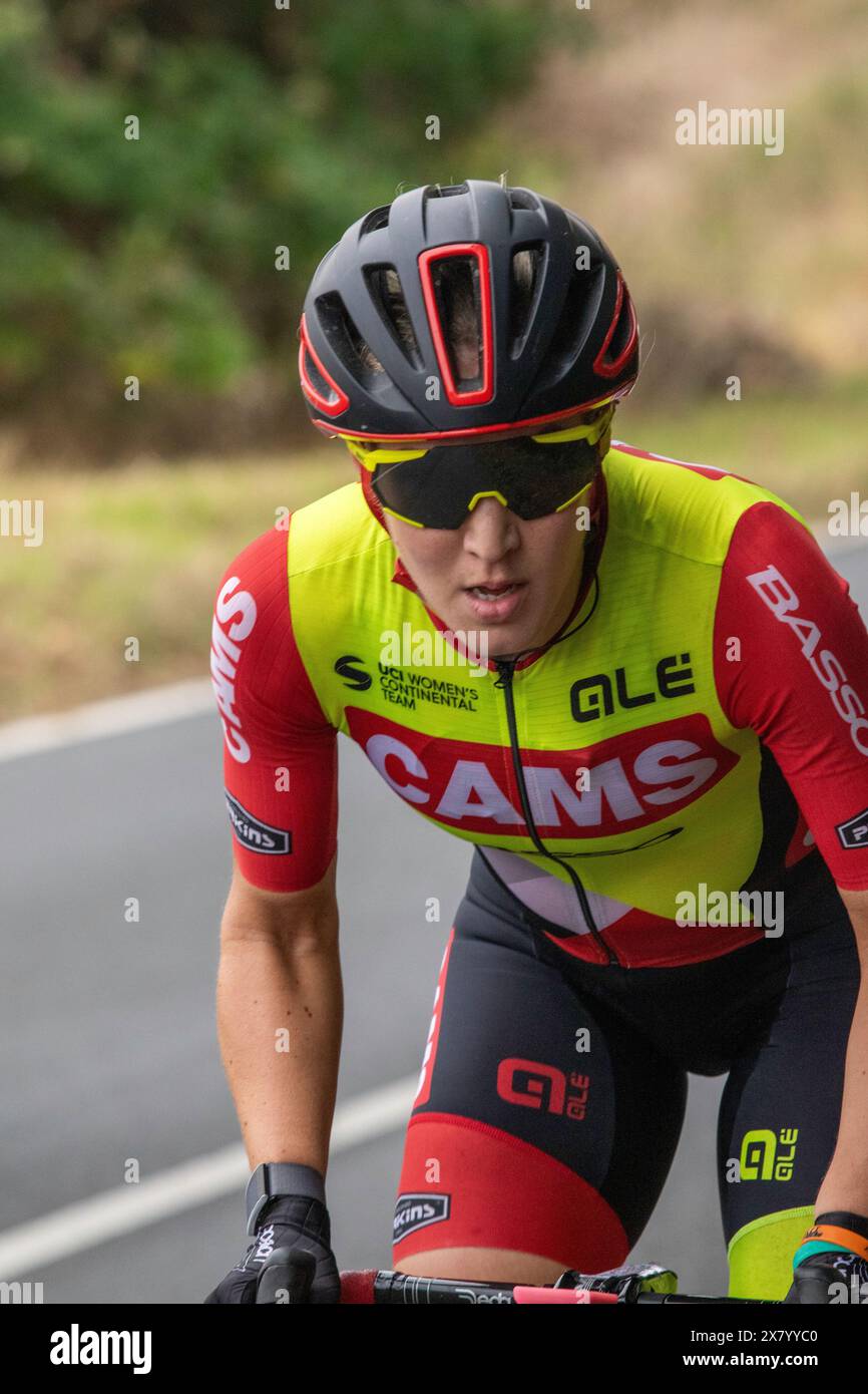 On stage five of the 2021 Women's Tour lone breakaway Hayley Simmonds