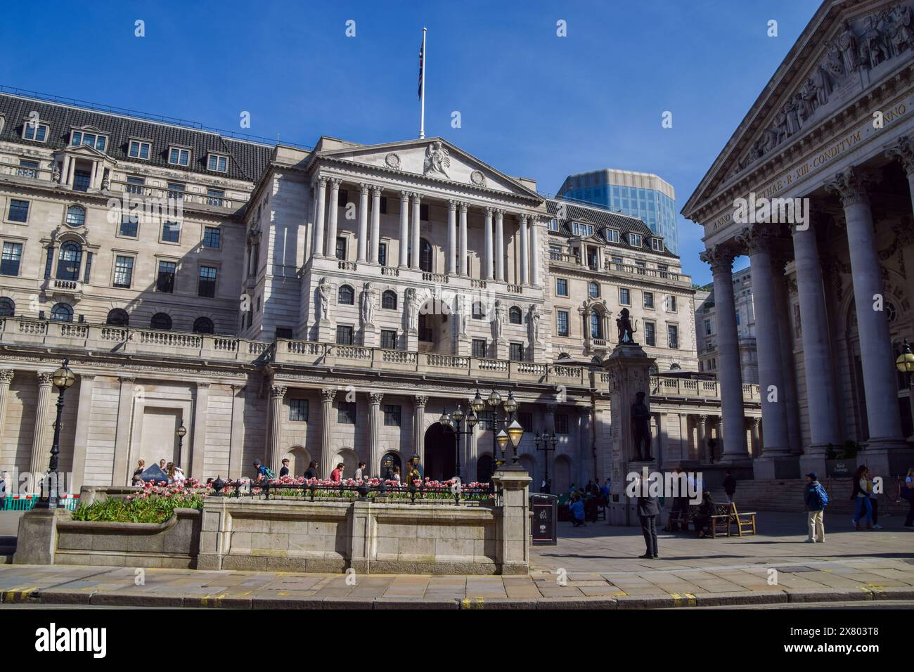 London, UK. 9th May 2024. Exterior view of the Bank of England. Credit: Vuk Valcic/Alamy Stock Photo