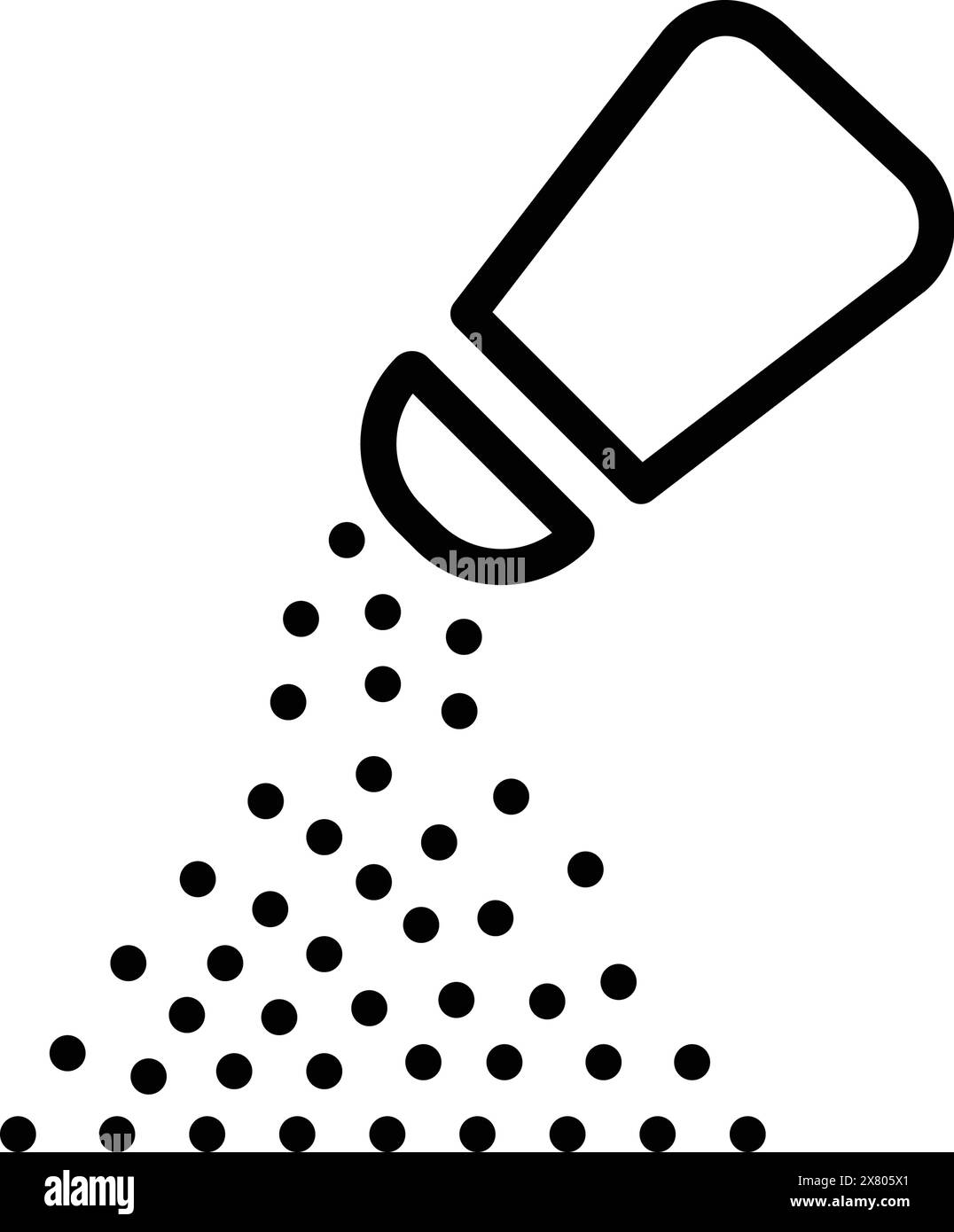Flakes of salt Black and White Stock Photos & Images - Alamy