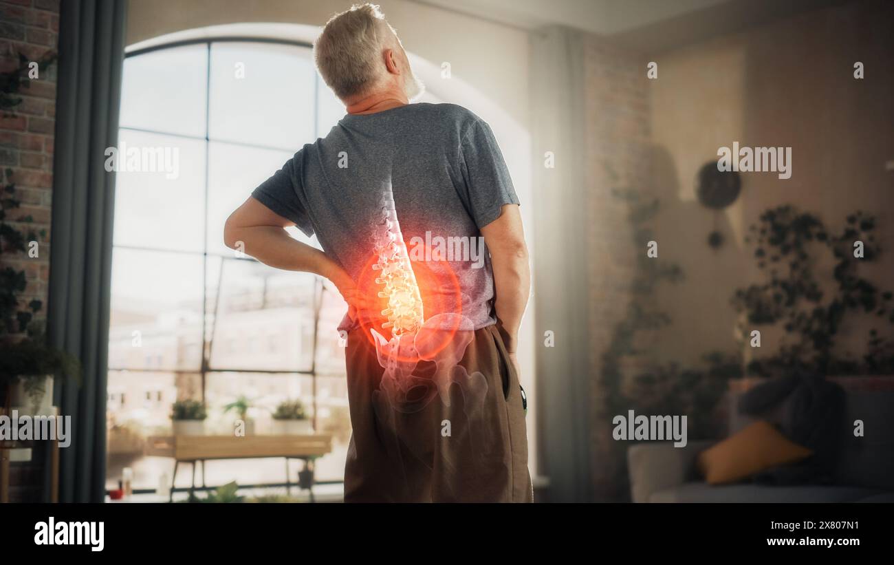 Virtual animation back pain hi-res stock photography and images - Alamy