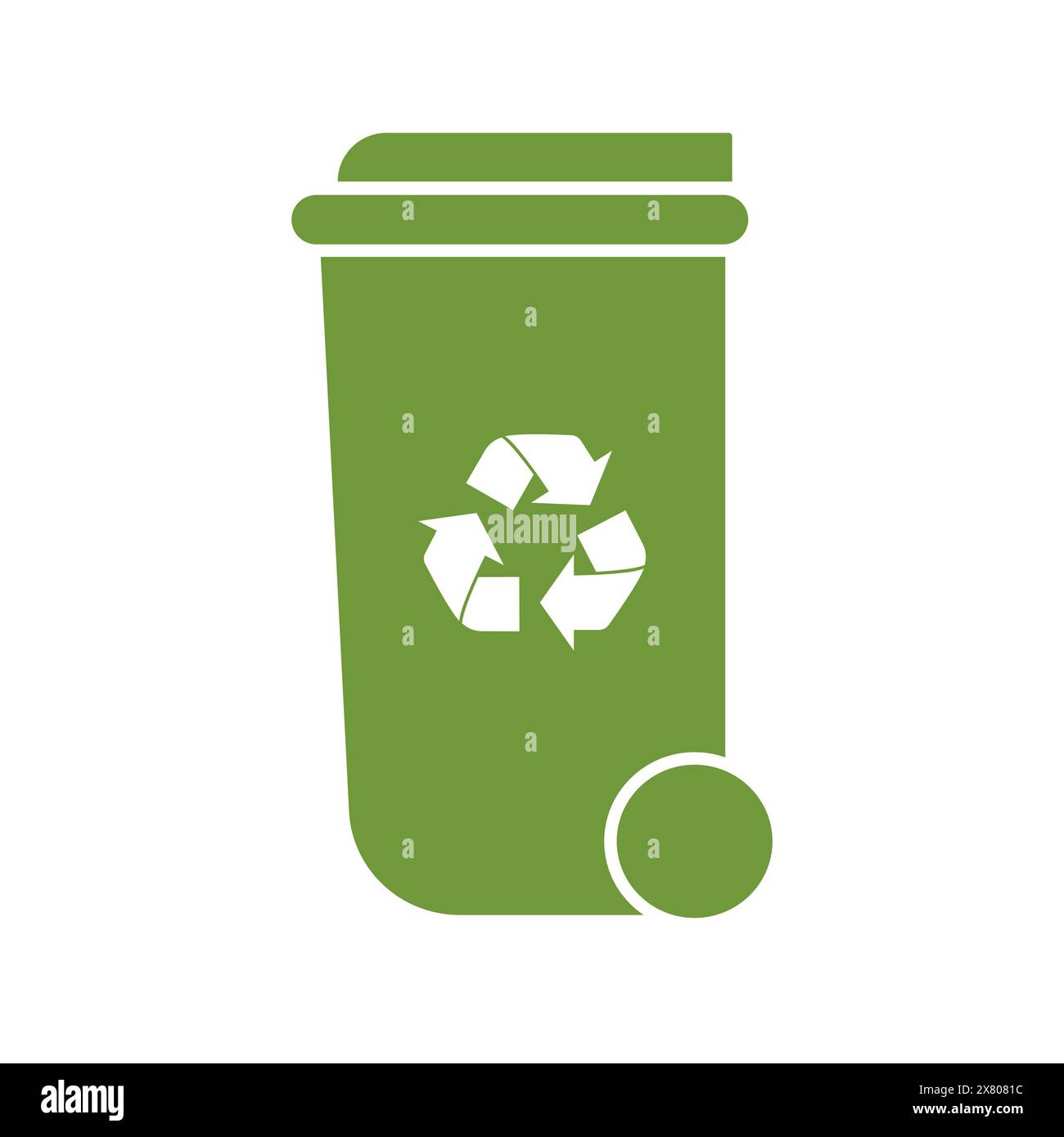 Garbage icon. Garbage symbol on white background Stock Vector Image ...