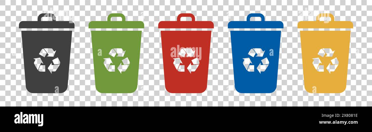 Garbage icon. Garbage symbol on white background Stock Vector Image ...