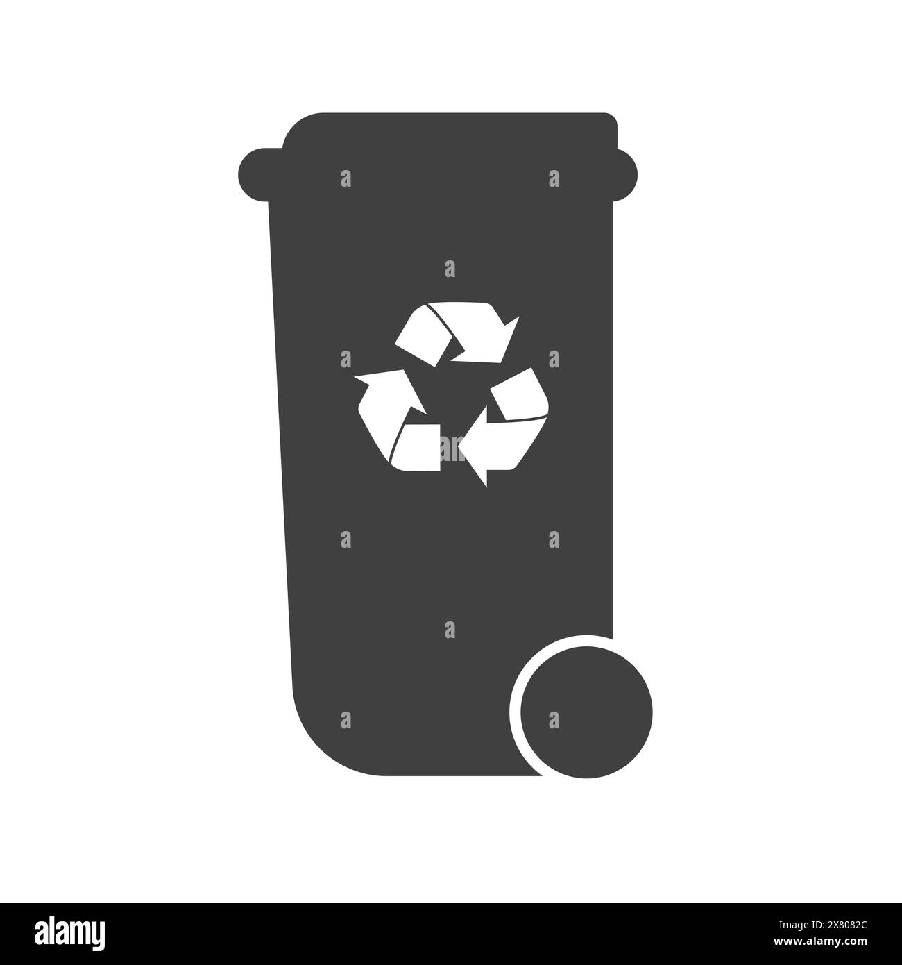Garbage icon. Garbage symbol on white background Stock Vector Image ...