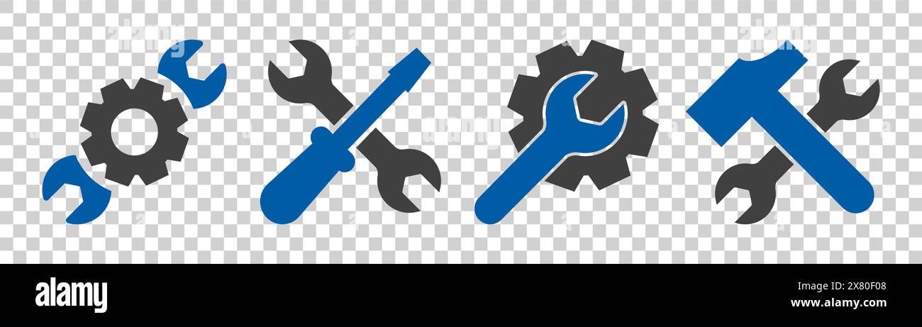 set of tools icons on white background Stock Vector Image & Art - Alamy