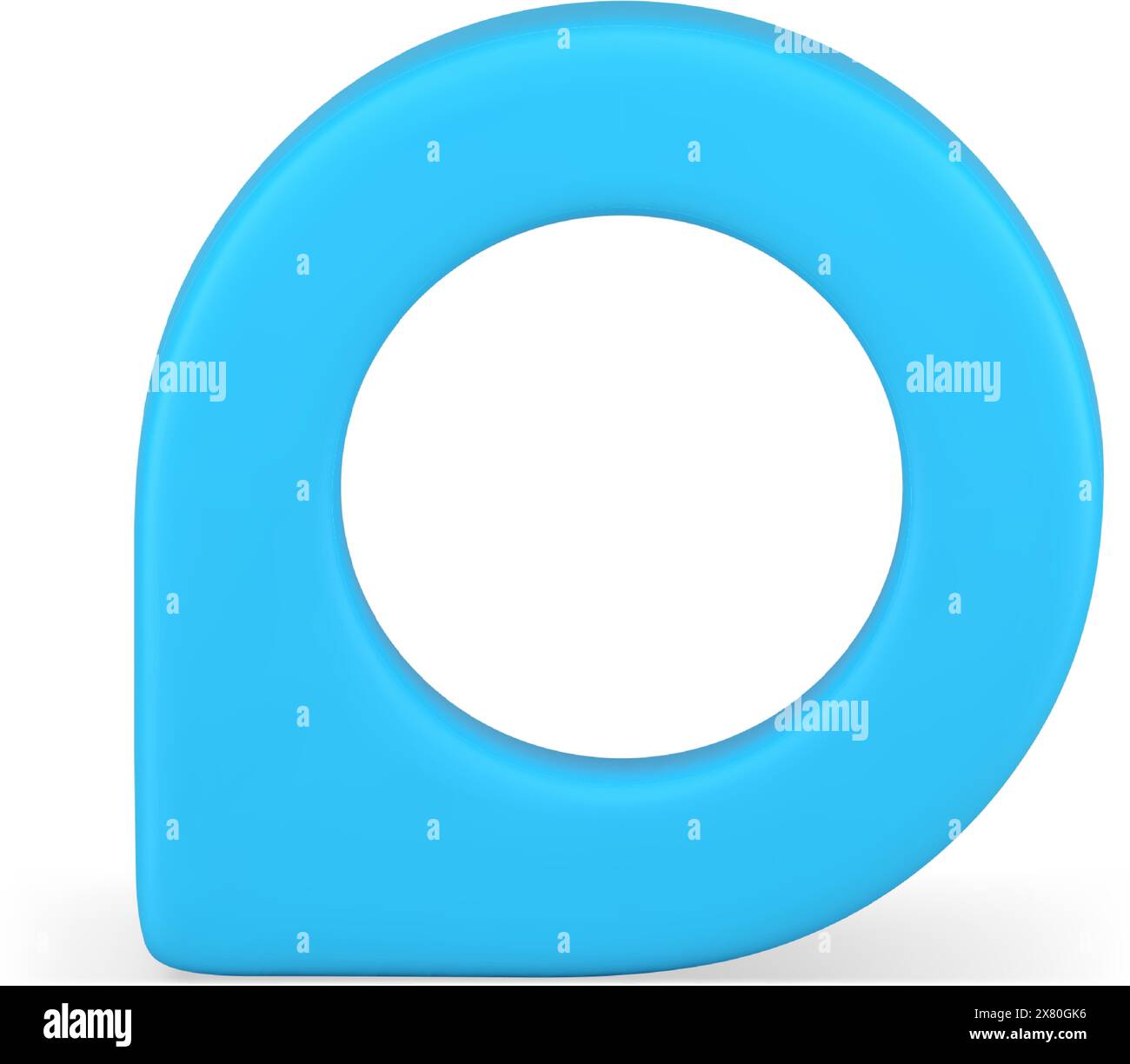 Realistic blue diagonally placed map pin location fix cyberspace ...
