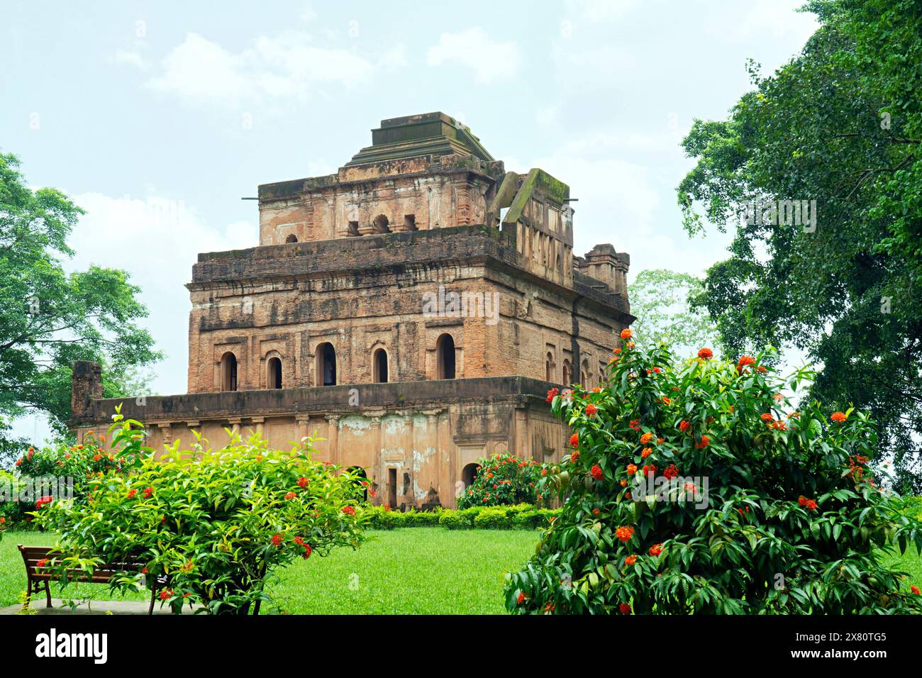 Kareng ghar, Royal palace of Ahom kings, Ahom dynasty, Ahom kingdom ...