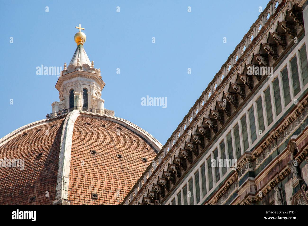 Brunelleschi's Dome of the Cathedral in Florence Stock Photo - Alamy