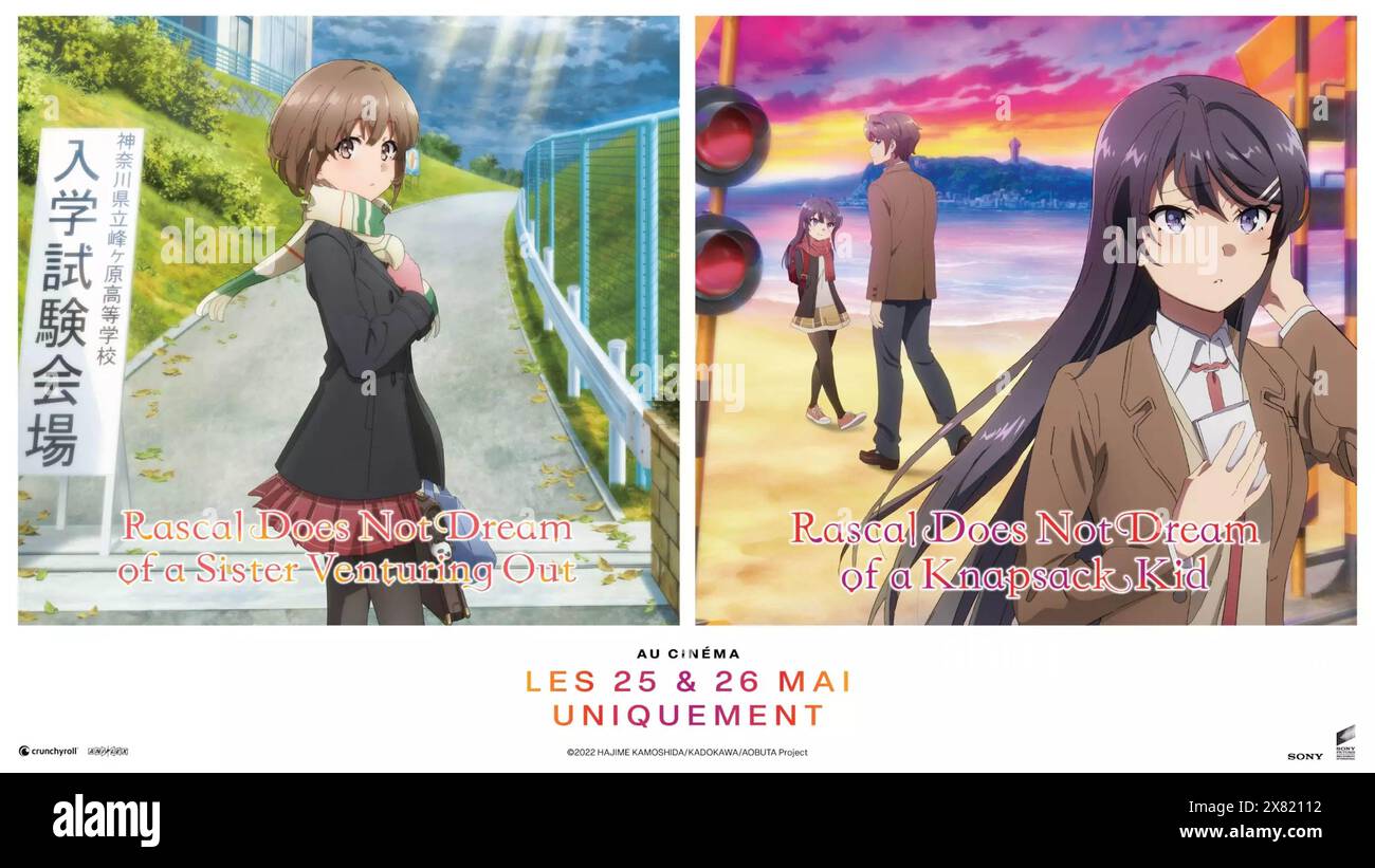 RASCAL DOES NOT DREAM RASCAL DOES NOT DREAM (DOUBLE FEATURE) 2024 de Soichi Masui  COLLECTION CHRISTOPHEL © Sony Pictures Releasing France animation; Stock Photo