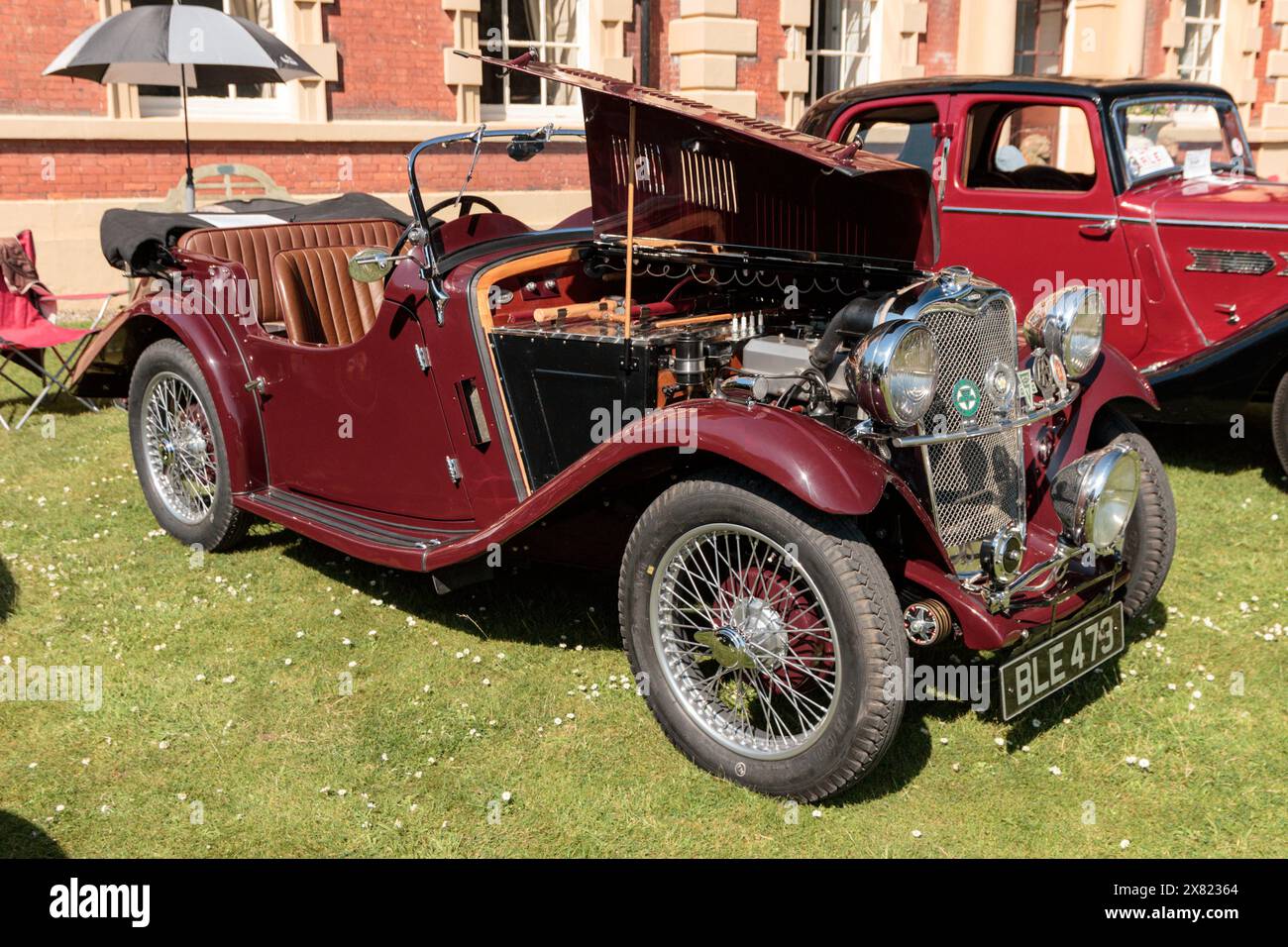 Singer 9 Le Mans. Lytham Hall Classic Car Show 2024 Stock Photo - Alamy