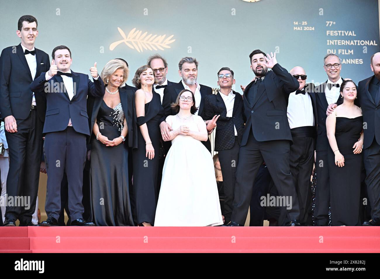 Cannes, France. 23rd May, 2023. Members of the film 
