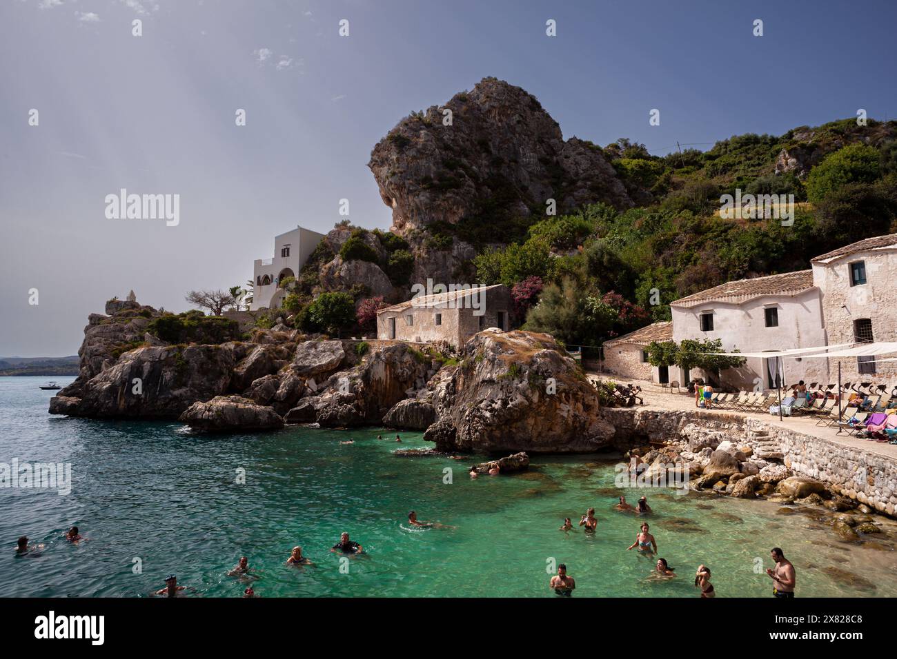 Scopello, Italy - July 28, 2024: View of the characteristic Tonnara di ...