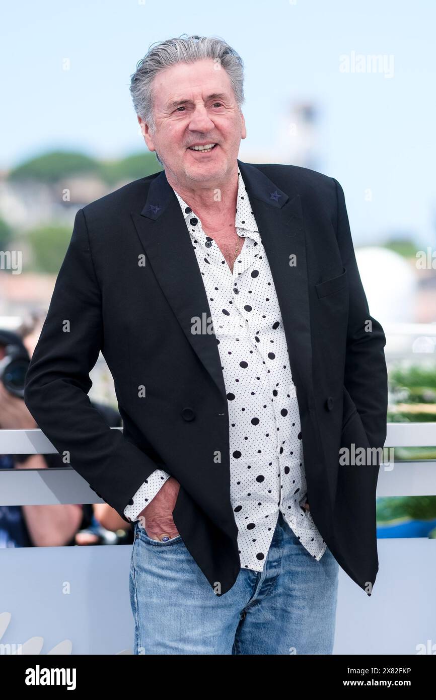 Cannes, France. 22nd May, 2024. Daniel Auteuil poses at the Photocall for Le Fil during the 77th Festival de Cannes. Picture by Julie Edwards./Alamy Live News Stock Photo