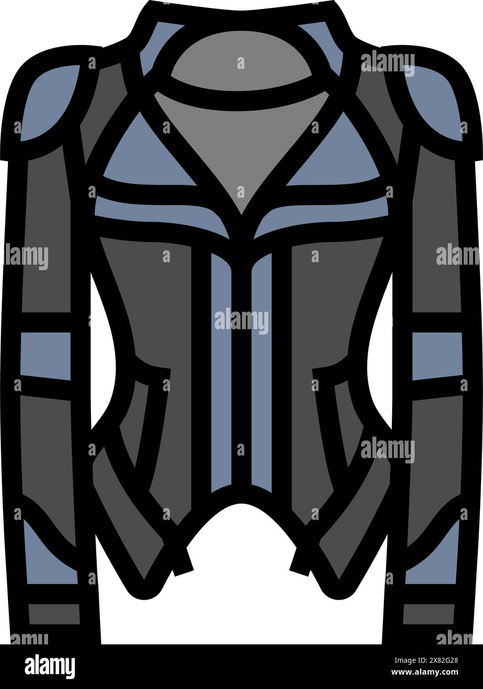 leather goth subculture color icon vector illustration Stock Vector ...