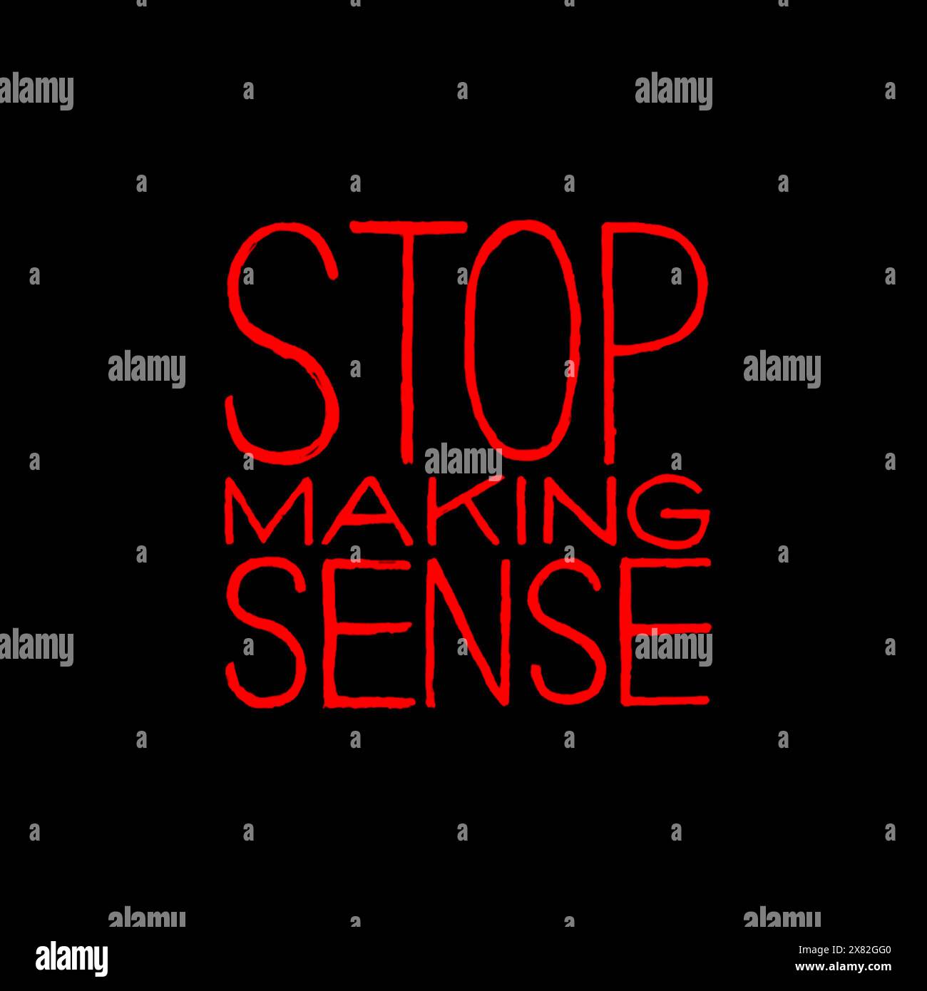 Pablo Ferro - Stop Making Sense - 1984 Stock Photo