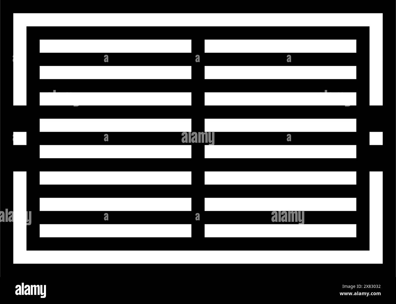 ventilation grille glyph icon vector illustration Stock Vector Image ...