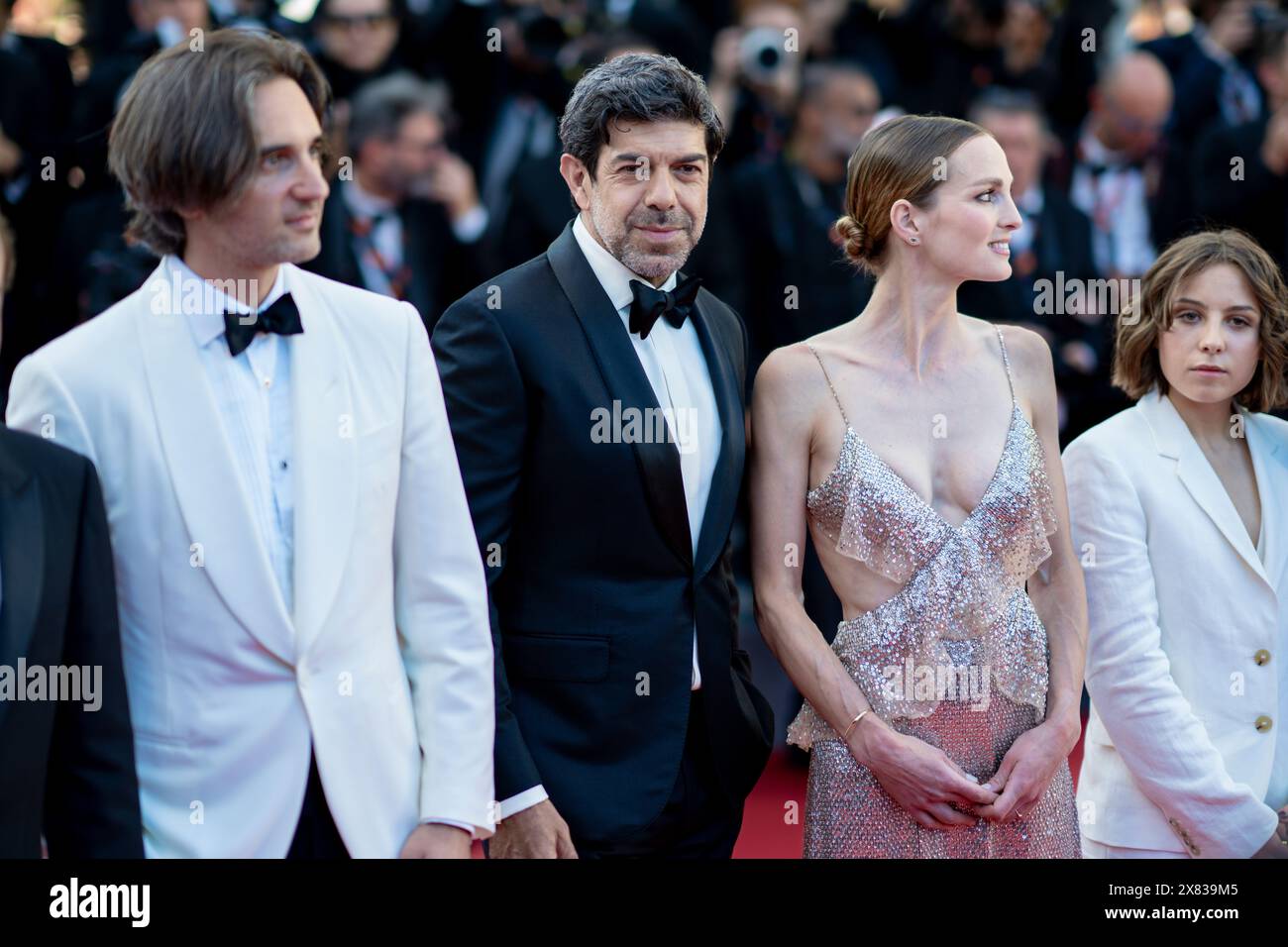 Cannes, France. 22th May, 2024. Dimitri Rassam, Pierfrancesco Favino ...