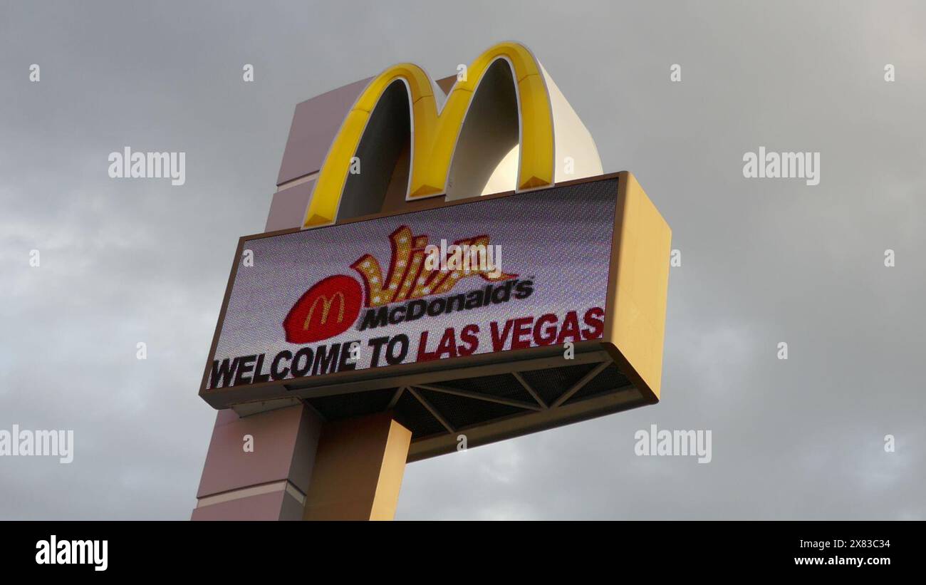 Mcdonald's las vegas strip hires stock photography and images Alamy