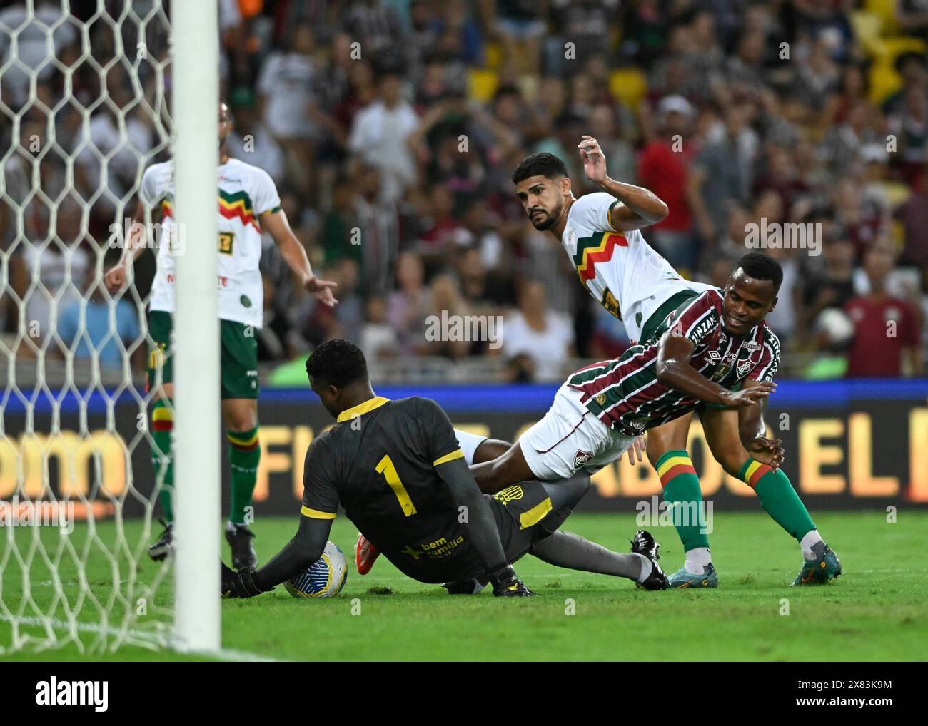Dublin, Ireland. 22nd May, 2024. Jhon Arias of Fluminense during the Copa do Brasil football match between Fluminense and Sampaio Corrêa at Maracanã Stadium in Rio de Janeiro, RJ, Brazil (Andre Ricardo/SPP) Credit: SPP Sport Press Photo. /Alamy Live News Stock Photo