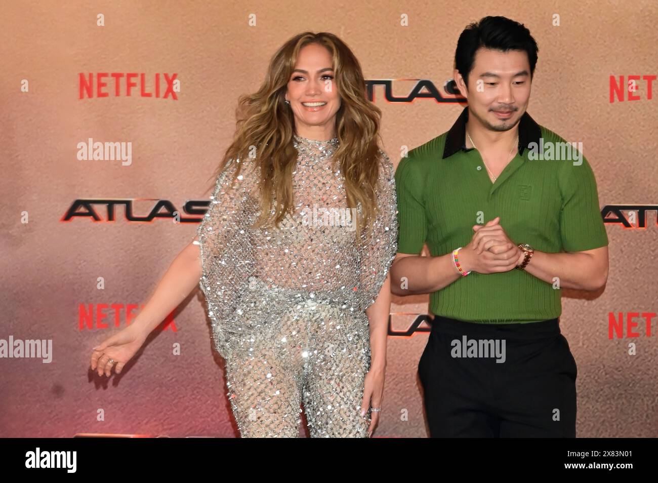 Mexico City, Mexico. 22nd May, 2024. (L-R) Actor Simu Liu and actress ...