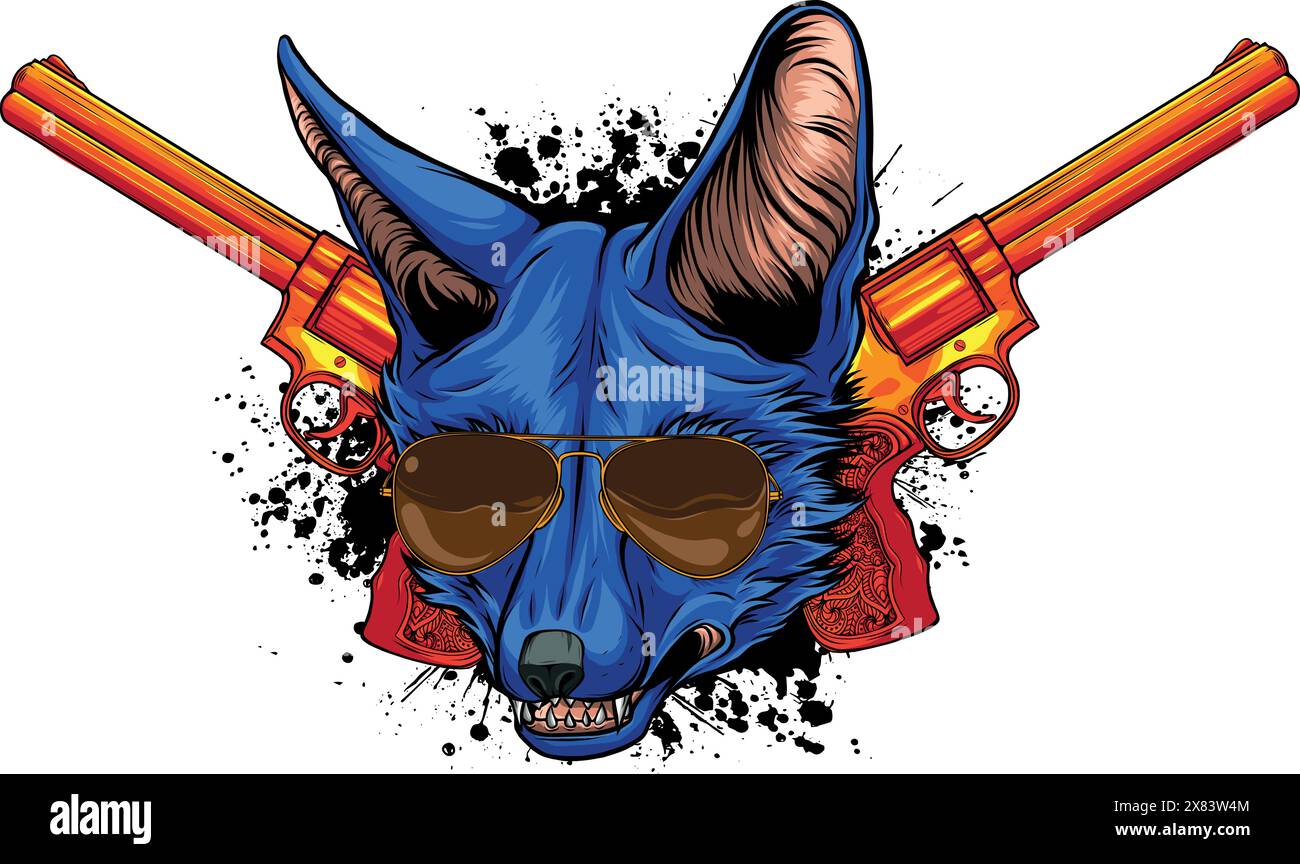 Fox head mascot vector illustration design art Stock Vector Image & Art ...