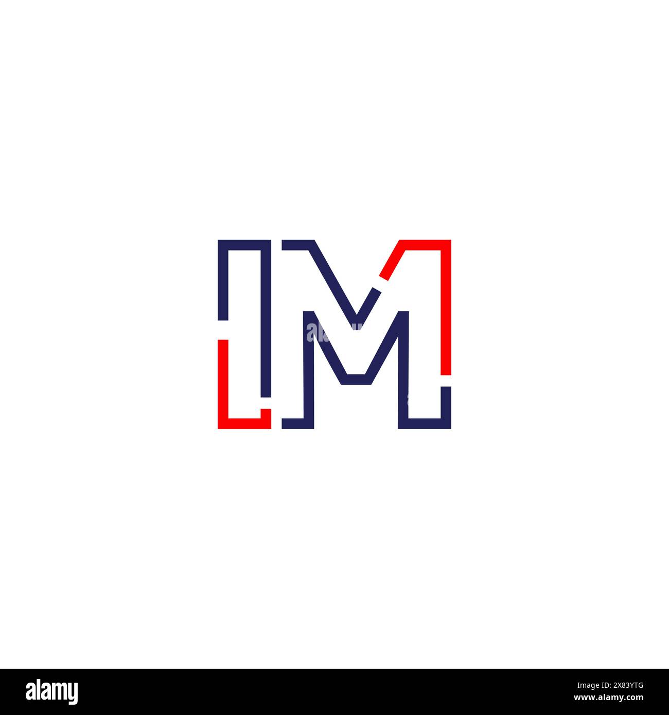 IM tech logo concept design Stock Vector Image & Art - Alamy