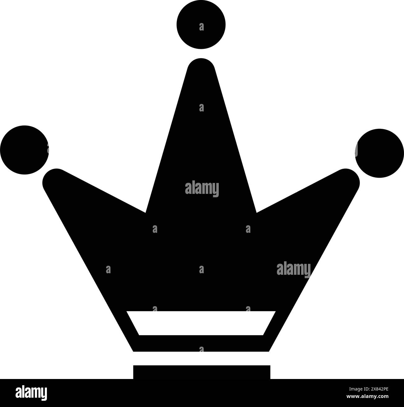 Modern crown with sign Black and White Stock Photos & Images - Alamy