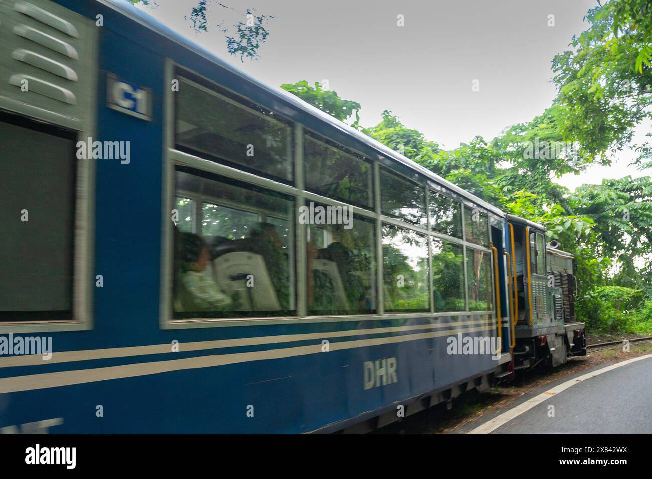 Darjeeling,West Bengal,India 10th August 2023 Diesel Toy train