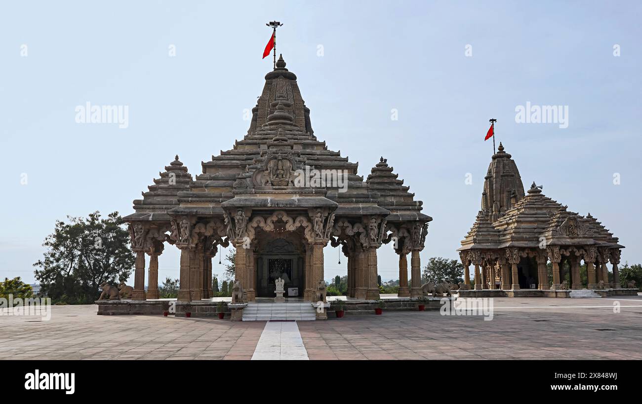 View of Goddess Durga and Lord Shiva Temples, Mangalay Temples, Ratlam ...