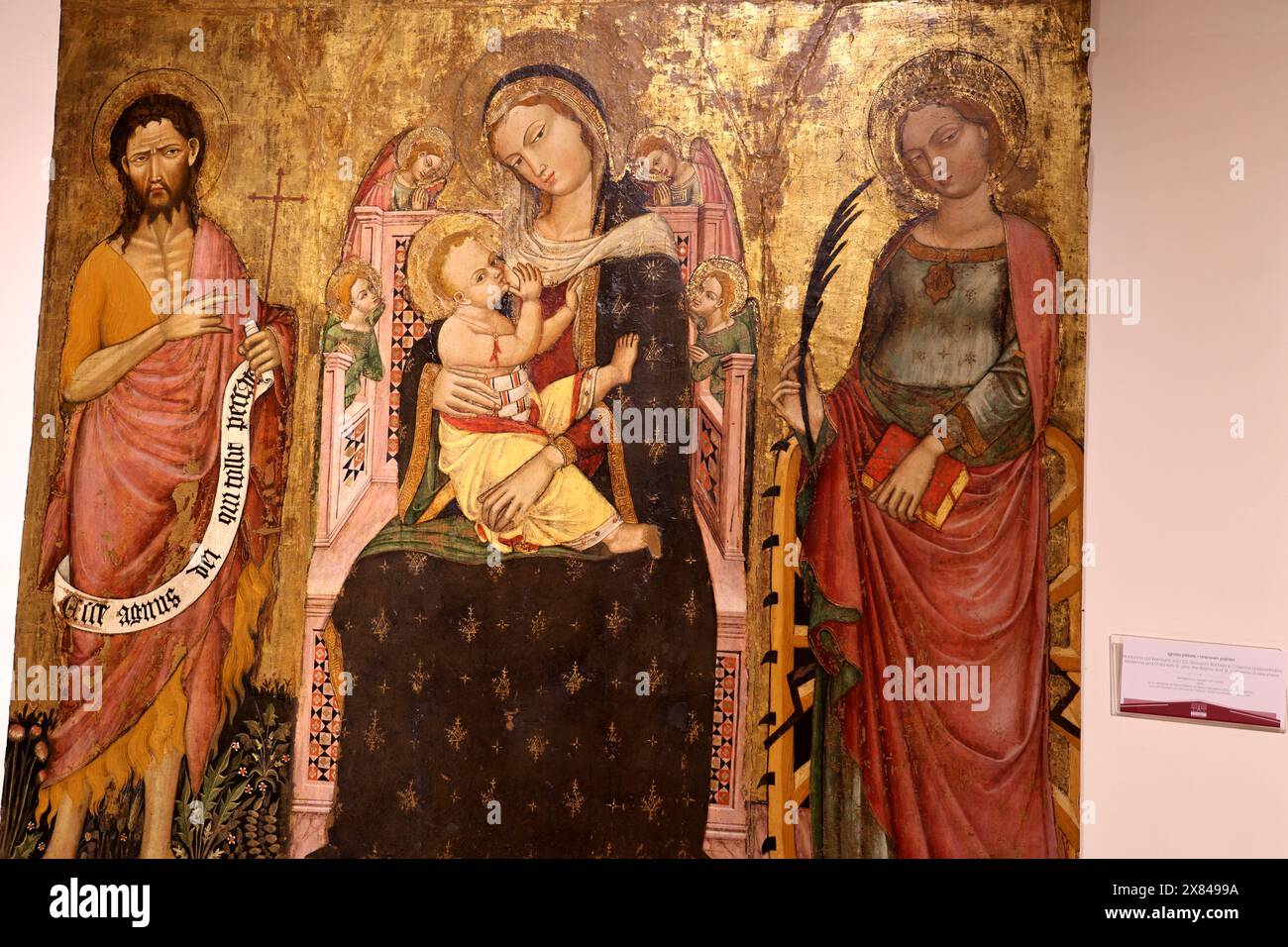 Madonna and Child with St John the Baptist and St Catherine of ...
