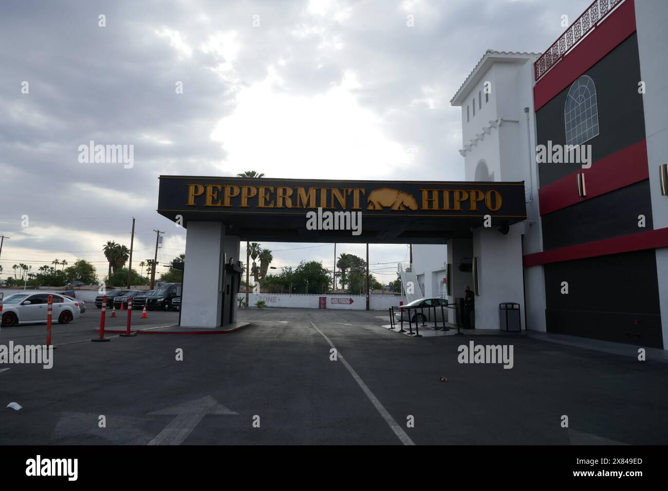 Las Vegas, Nevada, USA 14th May 2024 Peppermint Rhino on Las Vegas Blvd
